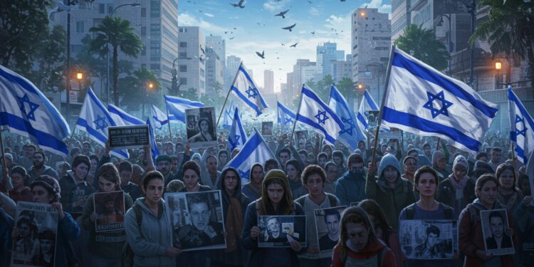 Manifestations en Israël pour la Libération des Otages - Viral Mag Des manifestations en Israël exigent un accord pour libérer les otages à Gaza avant une réunion clé Découvrez les enjeux et les espoirs dun cessez le feu Viral Mag