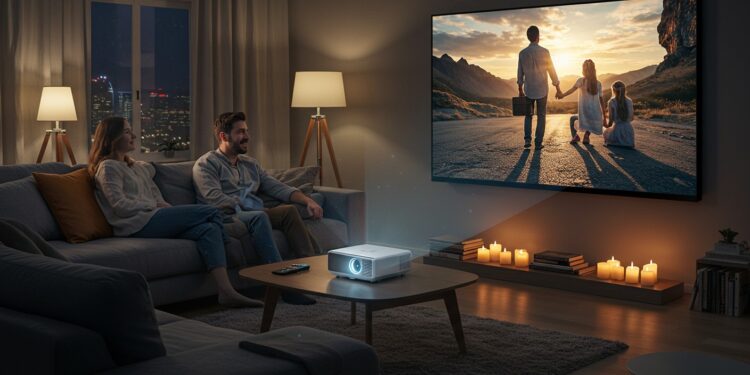 Mini Vidéoprojecteur Gaimoo GM300 : Cinéma à Petit Prix - Viral Mag Découvrez le vidéoprojecteur Gaimoo GM300 compact 4K à 46 sur Amazon Transformez votre salon en cinéma avec une qualité dimage exceptionnelle Viral Mag