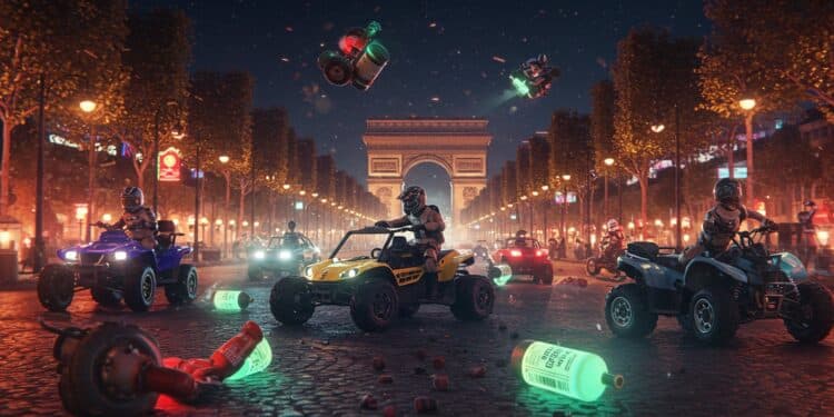 Des conducteurs sous protoxyde dazote sèment le trouble sur les Champs Élysées Découvrez les détails de cet incident et ses implications   Viral Mag