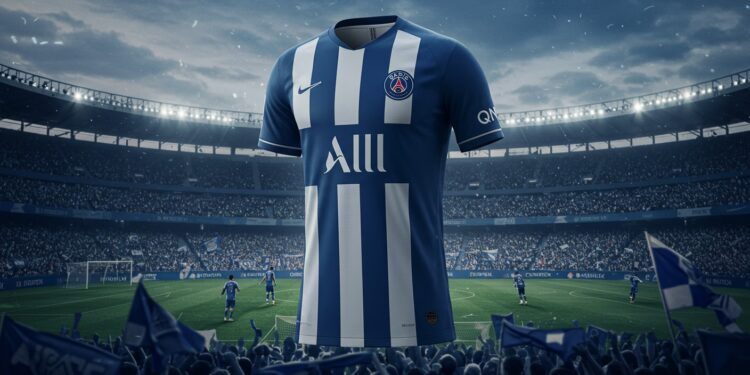 Le Paris FC dévoile ses maillots domicile et extérieur pour la saison 2025 2026 marquant son retour en Ligue 1 après 46 ans Découvrez les designs et leur histoire   Viral Mag