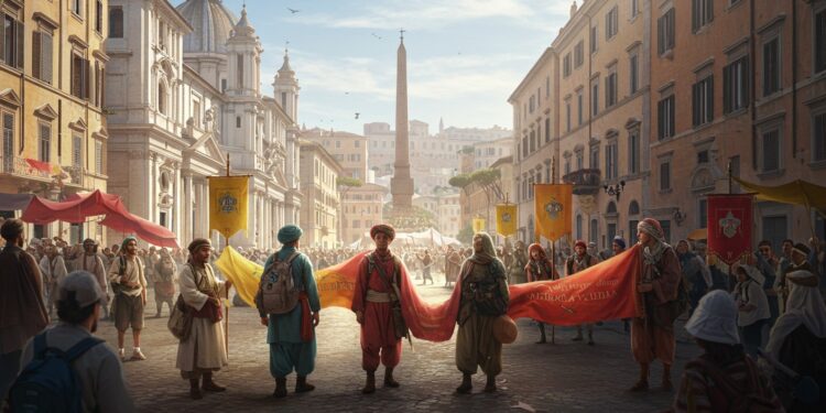 Des jeunes catholiques de pays en guerre trouvent espoir et liberté à Rome lors du Jubilé Découvrez leurs récits émouvants   Viral Mag