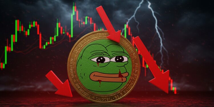 Pepe Coin seffondre sous un support clé Découvrez pourquoi une baisse plus marquée menace et ce que les indicateurs techniques révèlent   Viral Mag
