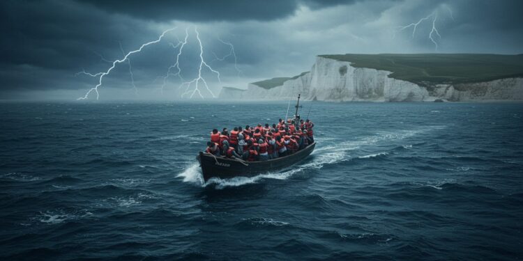 Plus de 50 000 Migrants Arrivent au Royaume-Uni par la Manche - Viral Mag Depuis 2024 plus de 50 000 migrants ont traversé la Manche pour rejoindre le Royaume Uni Découvrez les défis et mesures du gouvernement face à cette crise Viral Mag