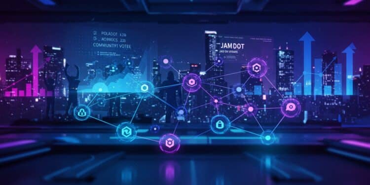 Polkadot pourrait il bondir  Découvrez comment le vote communautaire et lupgrade JAM influencent son prix Analyse technique et prévisions incluses   Viral Mag
