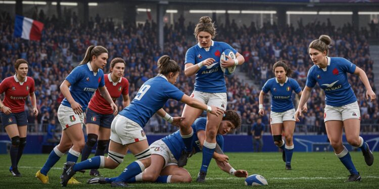 La victoire des Bleues contre lItalie en Coupe du monde a battu des records daudience Découvrez lengouement pour le rugby féminin    Viral Mag