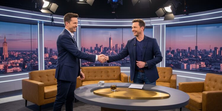 Retrouvailles Émouvantes À CNews : Praud Et Morandini - Viral Mag Après 8 ans Pascal Praud et Jean Marc Morandini se retrouvent à CNews dans une émission marquante Découvrez cet événement télévisuel unique Viral Mag