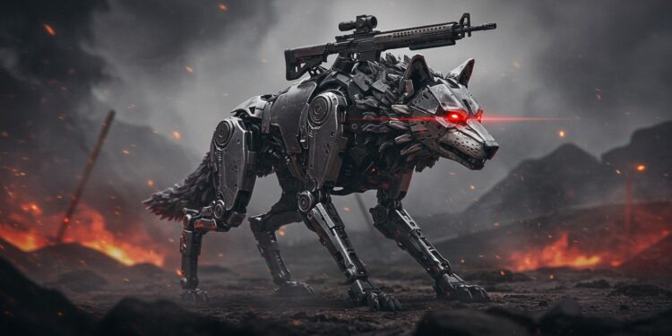 Les robots loups chinois armés et furtifs redéfinissent la guerre moderne Découvrez leur précision et leur impact sur le champ de bataille   Viral Mag
