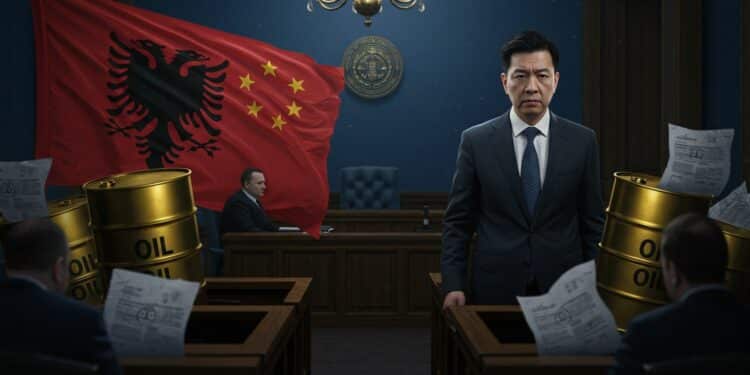 Scandale Pétrolier en Albanie : Détention d’un Magnat Chinois - Viral Mag Un dirigeant chinois dune compagnie pétrolière est détenu en Albanie pour évasion fiscale Découvrez les détails de cette affaire qui secoue lindustrie pétrolière Viral Mag