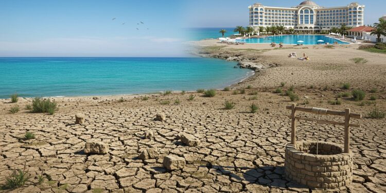 Sécheresse en Turquie : Le Tourisme Épuise l’Eau - Viral Mag La sécheresse frappe les côtes turques exacerbée par le tourisme Découvrez comment leau devient rare à Izmir et Çesme menaçant habitants et environnement   Viral Mag