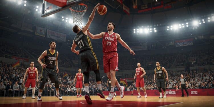 Serbie : Une Équipe de Basket Imparable à l’Euro ? - Viral Mag La Serbie domine lAllemagne en match amical et simpose comme favori pour lEuro 2025 Découvrez pourquoi cette équipe est redoutable Viral Mag
