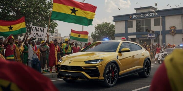 Shatta Wale Arrêté : Enquête Sur Une Lamborghini - Viral Mag Shatta Wale star ghanéenne arrêté pour une Lamborghini liée à une fraude Enquête fans en colère et détails exclusifs sur ce scandale international Viral Mag