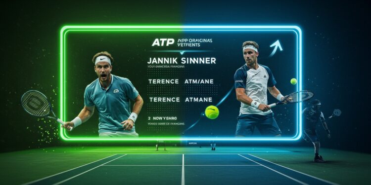 Jannik Sinner conserve son avance ATP tandis que Terence Atmane intègre le Top 100 Découvrez les dynamiques du classement avant lUS Open    Viral Mag