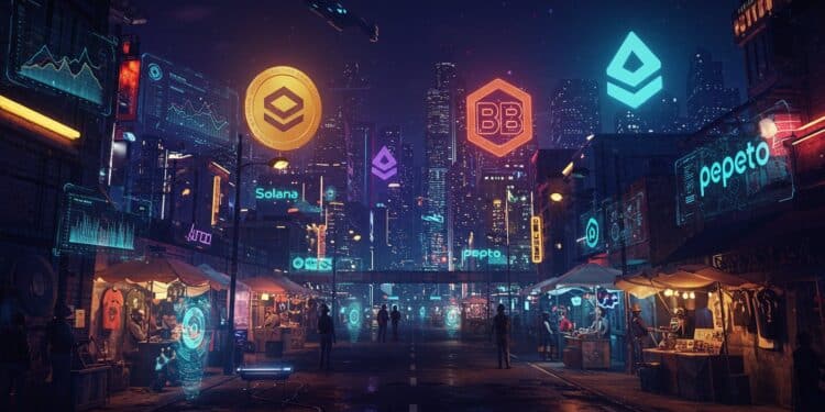 Solana grimpe BNB vise un record et Pepeto explose Découvrez les cryptos qui redéfinissent 2025 avec des gains massifs et des innovations audacieuses   Viral Mag