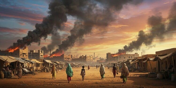 Soudan : Carnage et Famine à El-Facher Assiégée - Viral Mag El Facher ville soudanaise assiégée subit des attaques meurtrières Famine et choléra aggravent la crise humanitaire Découvrez lampleur du drame Viral Mag
