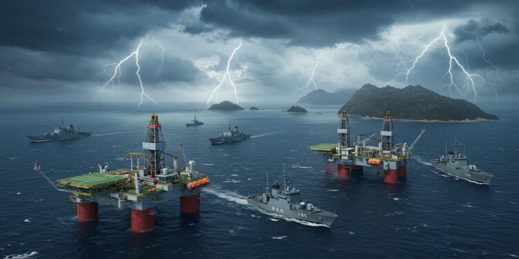 Tensions en Mer de Chine : Japon Contre Chine - Viral Mag Le Japon proteste contre les forages chinois en mer de Chine orientale Découvrez les enjeux de ce conflit territorial et ses implications géopolitiques Viral Mag