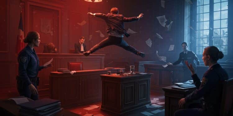 Toulouse : Condamné Étrangle Policière en Plein Tribunal - Viral Mag Un condamné tente de sévader à Toulouse agresse une policière en plein tribunal Découvrez les détails de cet incident choquant Viral Mag