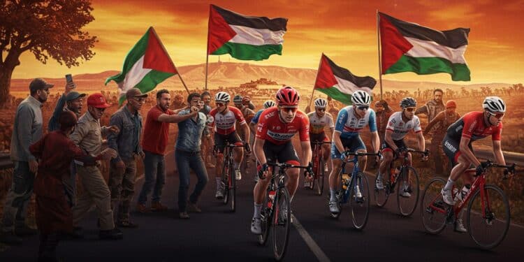 Tour d’Espagne 2025 : Chaos et Polémique en Pleine Course - Viral Mag Le Tour dEspagne 2025 marqué par une manifestation chaotique lors du contre la montre Découvrez les détails de cet incident et ses répercussions Viral Mag