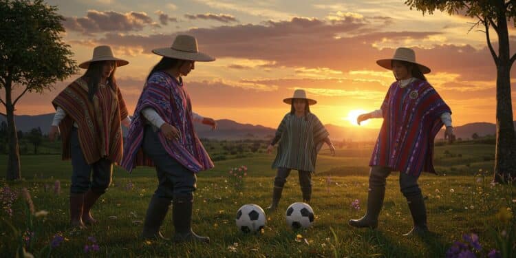 Tournoi Féminin Colombien : Bottes et Passion - Viral Mag Un tournoi de foot féminin en Colombie mêle tradition et passion avec bottes ponchos et chapeaux Découvrez cet événement unique Viral Mag