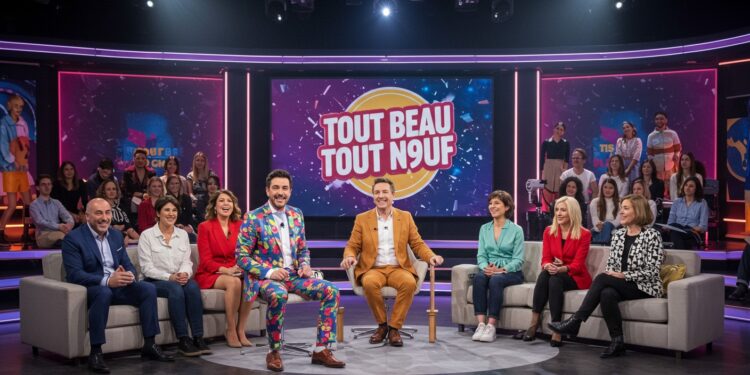 Tout Beau, Tout N9uf : Cyril Hanouna Revient en Force - Viral Mag Cyril Hanouna dévoile Tout Beau Tout N9uf sur W9 dès le 1er septembre Humour débats et surprises au rendez vous avec une équipe de chroniqueurs explosifs Viral Mag