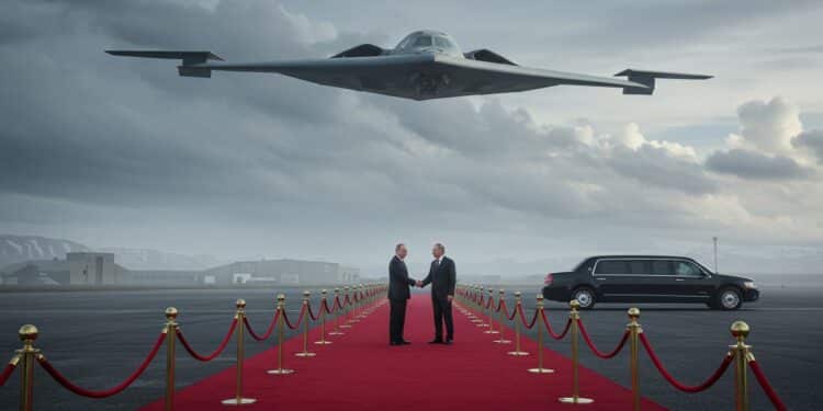 Trump Accueille Poutine : Un Tournant Diplomatique - Viral Mag Trump offre à Poutine un retour en scène spectaculaire en Alaska Une rencontre controversée marquée par des honneurs militaires Découvrez les détails Viral Mag