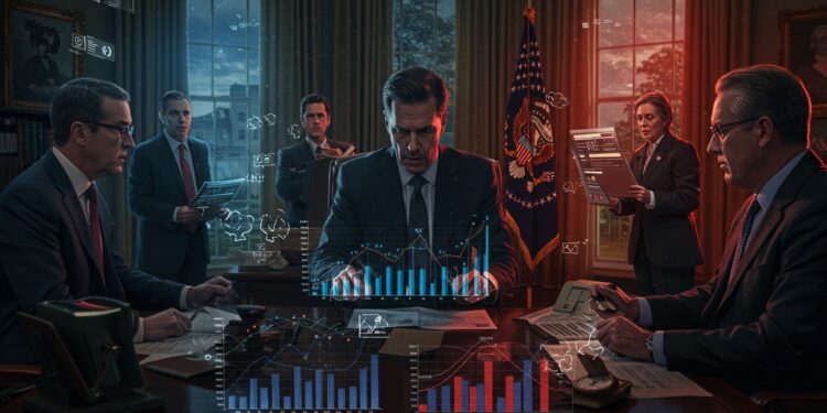 Trump Dénonce des Statistiques Truquées - Viral Mag Trump accuse les chiffres officiels dêtre manipulés pour Biden dévoile des données alternatives et limoge une responsable Découvrez les détails Viral Mag