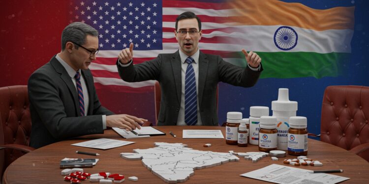 Trump Relance les Droits de Douane sur l’Inde - Viral Mag Trump menace daugmenter les droits de douane sur lInde et les produits pharmaceutiques pour favoriser la production locale Découvrez les impacts Viral Mag