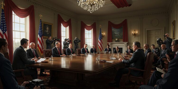 Explorez le conseil des ministres record de Trump un spectacle de plus de trois heures marqué par des éloges et des moments inattendus   Viral Mag