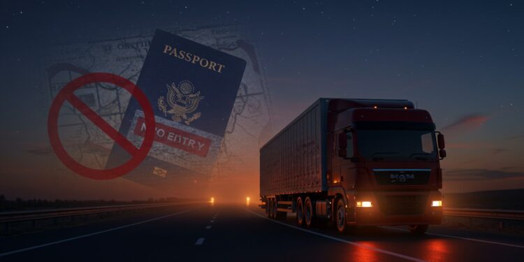 Les États Unis suspendent les visas pour chauffeurs routiers étrangers accusés de mettre en danger la sécurité Quelles conséquences pour lindustrie    Viral Mag