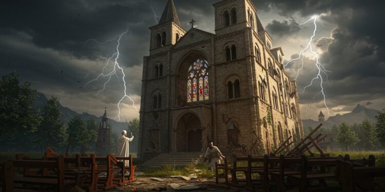 Une église romane du XIIIe siècle vandalisée après 15 ans de restauration Découvrez les détails de cet acte choquant et ses implications   Viral Mag