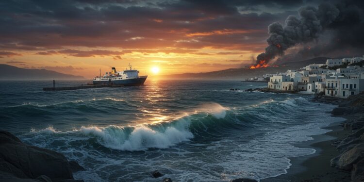 Vents Violents En Grèce : Drames Et Désordres - Viral Mag Vents violents en Grèce morts incendies et ferries bloqués bouleversent le tourisme estival Découvrez limpact de cette crise météo Viral Mag