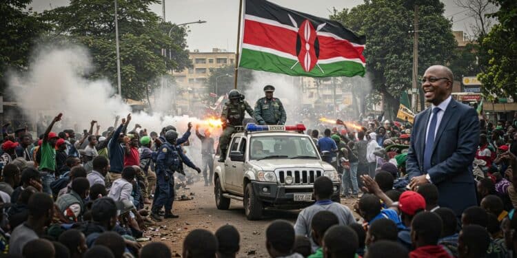 Tensions à Nairobi lors du retour de lex vice président Gachagua favori pour 2027 Violences gaz lacrymogènes et accusations secouent le Kenya   Viral Mag