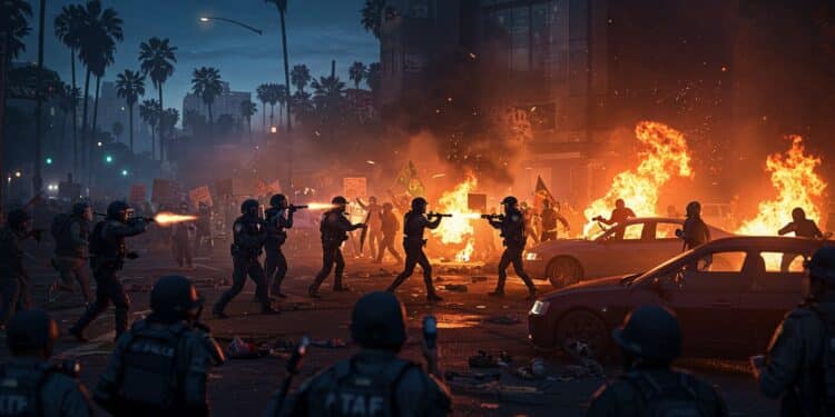 Violences Policières à Los Angeles : HRW Accuse - Viral Mag HRW dénonce lusage excessif de la force par la police lors des manifestations anti Trump à Los Angeles en juin 2025 Découvrez les détails de cette répression controversée Viral Mag