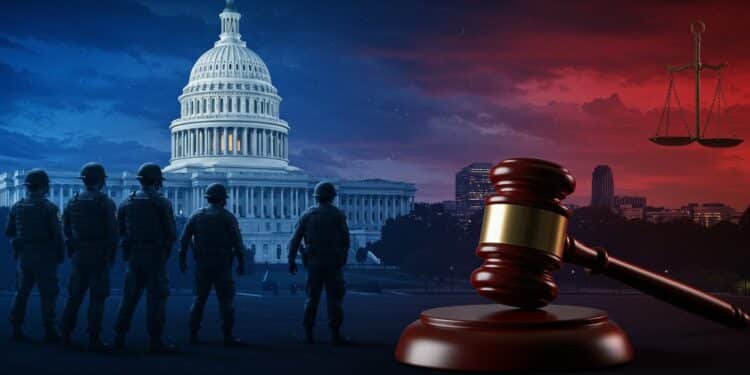 Washington Contre Trump : Une Lutte pour l’Autonomie - Viral Mag Washington DC attaque en justice ladministration Trump pour une prise de contrôle illégale de sa police Découvrez les enjeux de ce conflit inédit Viral Mag