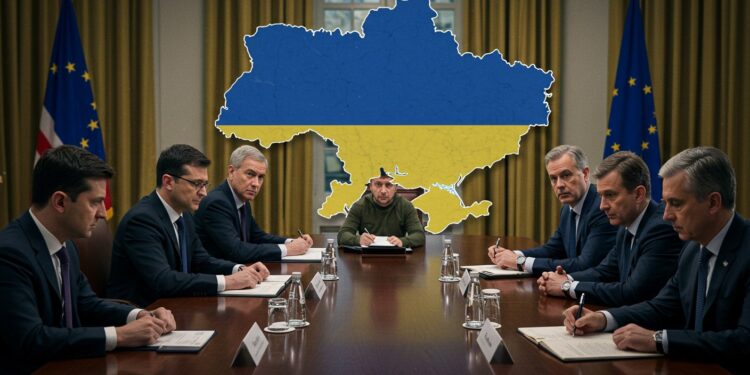 Zelensky et l’Europe à Washington : Vers la Paix en Ukraine ? - Viral Mag Zelensky et les dirigeants européens rencontrent Trump pour négocier la paix en Ukraine Concessions territoriales et garanties de sécurité au cœur des débats Viral Mag