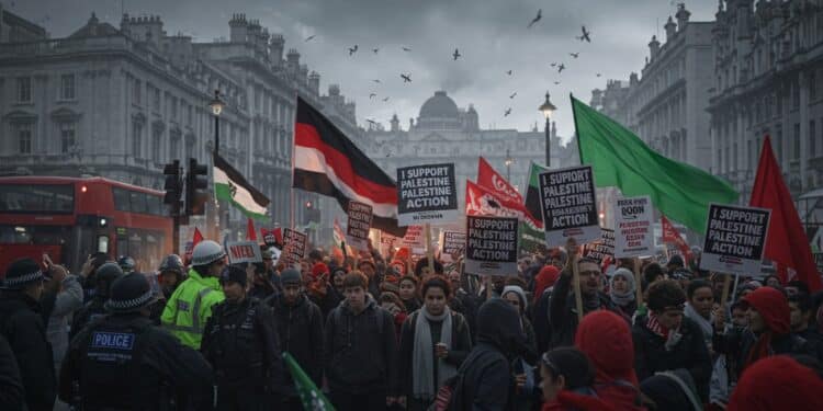 150 arrestations à Londres lors dune manifestation de soutien à Palestine Action groupe interdit Pourquoi cette répression  Découvrez les détails   Viral Mag