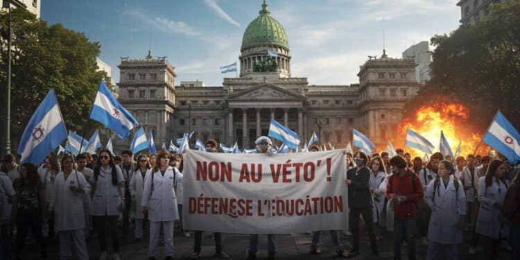 18092025   À Buenos Aires la foule exulte  les vetos de Milei sur léducation et la santé sont rejetés par les députés Le Sénat confirmera t il ce revers  La tension monte   Viral Mag