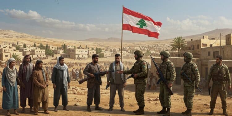 Armes Remises au Liban : Un Tournant Historique - Viral Mag LOLP remet des armes à larmée libanaise depuis les camps de réfugiés marquant une étape clé pour la paix Découvrez ce tournant historique   Viral Mag