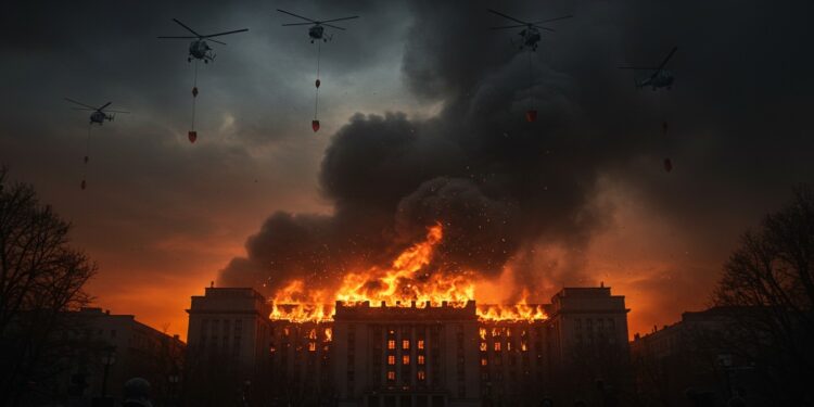 Attaque Russe Record Frappe Kiev : Réactions Mondiales - Viral Mag Une attaque russe sans précédent vise Kiev touchant le siège du gouvernement Réactions internationales et sanctions en vue Découvrez les détails Viral Mag