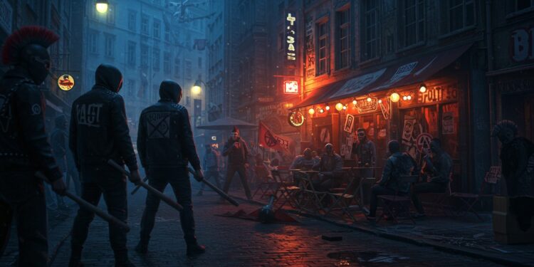 Attaque Violente à Brest : Un Bar Antifa Ciblé - Viral Mag 21092025 Dans la nuit un bar antifa à Brest est attaqué par des hommes cagoulés armés Les clients ripostent la police intervient Que sest il passé Découvrez les détails troublants Viral Mag