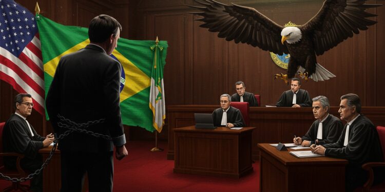 Bolsonaro Condamné à 27 Ans: Coup d’État au Brésil - Viral Mag Lancien président brésilien Jair Bolsonaro écope de 27 ans de prison pour tentative de coup dÉtat Réactions internationales et tensions avec les États Unis divisent le pays Découvrez les détails dun procès historique   Viral Mag