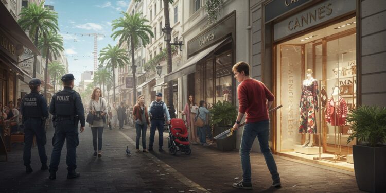 Cannes : Jeune Migrant’s Audacious Theft Attempt Thwarted - Viral Mag 21092025 Un jeune migrant tente un vol audacieux dans une boutique de luxe à Cannes muni dune pince coupante Que sest il passé ensuite Découvrez lhistoire Viral Mag
