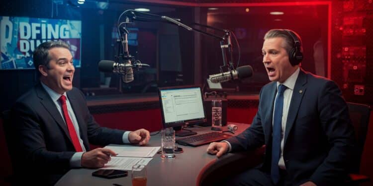 Canteloup secoue RMC : Imitations et Piques Politiques - Viral Mag 30092025 Nicolas Canteloup fait trembler la matinale RMC avec ses imitations mordantes de Bourdin et Sarkozy Quels dérapages ont secoué Apolline de Malherbe À découvrir Viral Mag