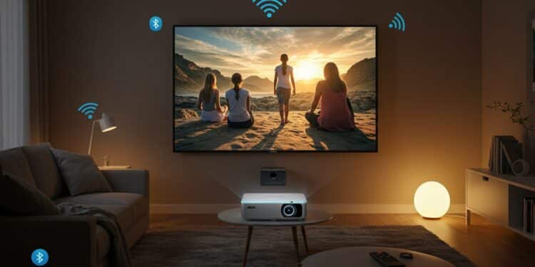 Ce Vidéoprojecteur 4K Abordable Transforme Votre Salon - Viral Mag 29092025 Envie dun cinéma à domicile sans vous ruiner Ce vidéoprojecteur 4K Wowlink noté 475 est en promo à 39 Facile à installer il transforme votre salon Mais quest ce qui le rend si spécial Cliquez pour le découvrir Viral Mag
