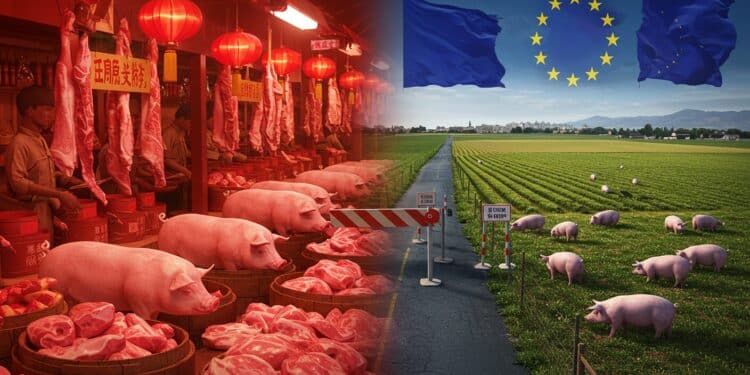 Chine vs UE : Droits Antidumping sur le Porc Européen - Viral Mag La Chine impose des droits antidumping sur le porc européen exacerbant les tensions avec lUE Découvrez les impacts et les enjeux de cette guerre commerciale Viral Mag
