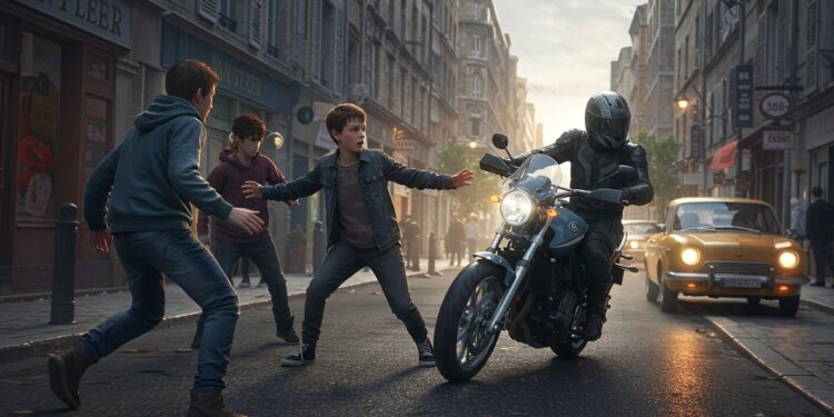 25092025   Un collégien de 12 ans roué de coups à Montpellier accusé à tort de racisme Un motard intervient pour le sauver Que sest il vraiment passé  Lisez pour en savoir plus   Viral Mag