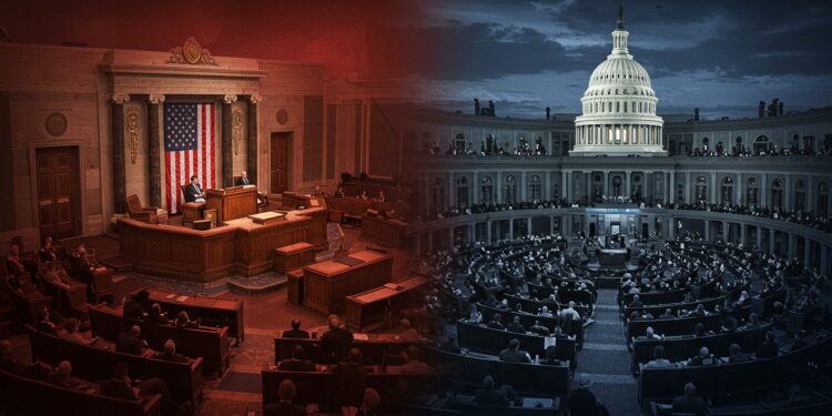 Crise Budgétaire Américaine : Vers un Shutdown Imminent ? - Viral Mag 19092025   Le Congrès américain face à une paralysie imminente  le texte budgétaire divise Que se passera t il si le Sénat bloque  Lisez pour comprendre les enjeux   Viral Mag