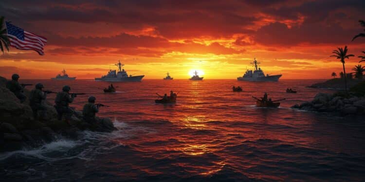 Crise USA-Venezuela : Tensions Militaires en 2025 - Viral Mag La crise USA Venezuela sintensifie avec 25 000 soldats déployés et des navires de guerre américains Découvrez les enjeux de cette escalade militaire   Viral Mag
