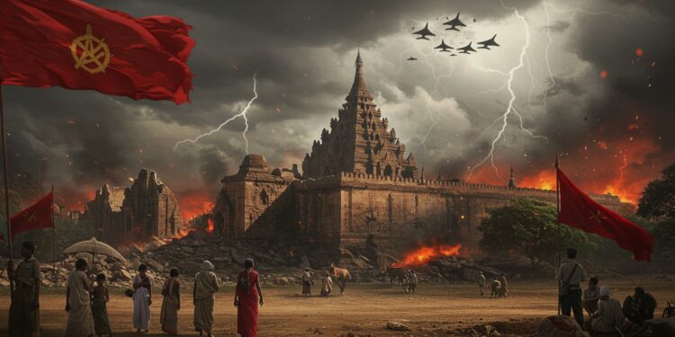 26092025   À Mandalay les déplacés fuient guerre et séisme Entre ruines et deuil ils luttent pour survivre Que reste t il dune ville brisée  Lisez leur histoire   Viral Mag