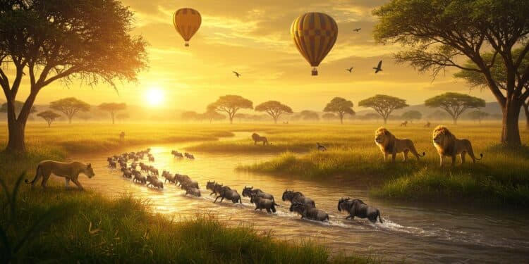 25092025   Partez à la découverte du Masai Mara où la grande migration des gnous offre un spectacle unique Safaris villages masaïs vols en montgolfière  que choisir pour une aventure inoubliable  Cliquez pour le savoir    Viral Mag