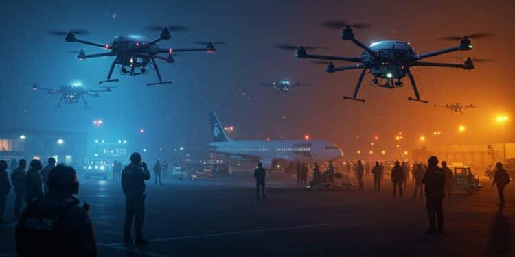 Drones à Copenhague : Chaos Aérien et Enquête - Viral Mag 23092025 Des drones sèment le chaos à Copenhague et Oslo clouant au sol des milliers de passagers Qui est cet acteur mystérieux Lenquête sintensifie Viral Mag